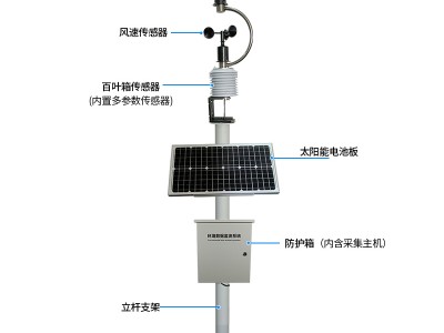 小型室外气象站农林业一体化气候检测仪户外风速向气象环境监测站图3
