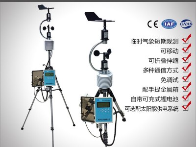 仪谷移动气象站便携式可折叠伸缩小型气象站图2