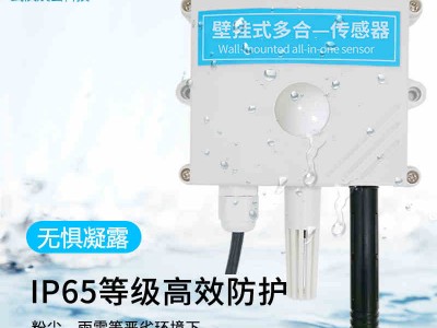 壁挂式温湿度光照二氧化碳高精度传感器图2