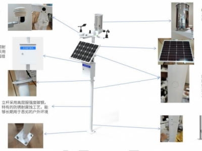 三脚架气象站-QN-QX03-水土保持监测设备-华登电子图2